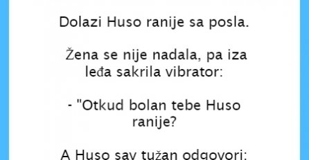 VIC DANA: Haso se vraća tužan s posla