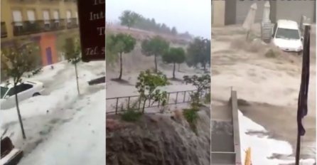 STRAHOVITO NEVRIJEME POGODILO GLAVNI GRAD, LJUDI BJEŽALI U STRAHU: Izgledalo je kao da se NEBO SRUŠILO U SEKUNDI (VIDEO) 