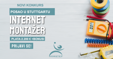 POSAO U STUTTGARTU: INTERNET MONTAŽER!