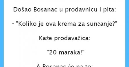 VIC DANA: Bosanac u prodavnici