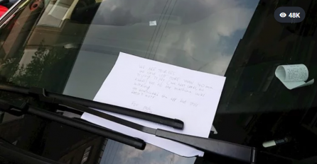 TURISTI OSTAVILI PORUKU NA AUTU I OBJASNILI ZAŠTO NISU PLATILI PARKING: Da li biste im oprostili?