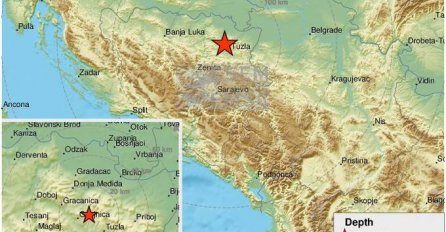 Snažno podrhtavanje tla kod Tuzle, osjetilo se i u Sarajevu