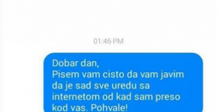 CHAT DANA: Ponadali se da je korisnik zadovoljan, pa ih on ponizio za sva vremena