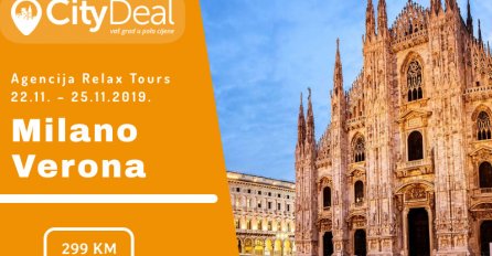 Sa agencijom Relax Tours posjetite Milano i Veronu koji su sinonimi za eleganciju, stil i ljepotu!