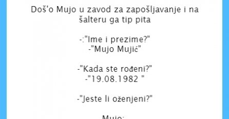 VIC DANA: Mujo na šalteru