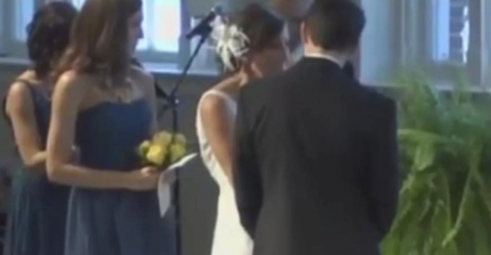 HIT! Mlada se povjerila budućem mužu na svadbi i tek onda  shvatila da je mikrofon UKLJUČEN! NASTALA URNEBESNA SCENA!
