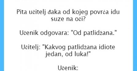 VIC DANA: Povrće od kojeg idu suze na oči