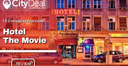 Uživajte u predivnom Zagrebu sa smještajem u modernom tematskom hotelu The Movie!