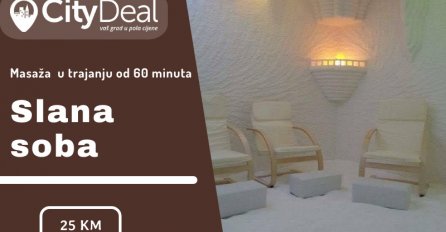 Opuštajuća masaža u slanoj sobi!