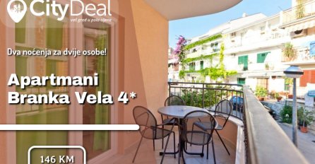 Podgora - 3 dana za dvije osobe u luksuznim apartmanima Branka Vela 4*