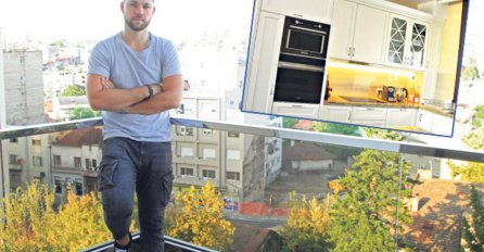 MOMAČKI RAJ! ZANIJEMIĆETE KADA VIDITE KAKO ŽIVI SIN LEPE BRENE: Stefan Živojinović je iz porodičnog doma PONIO SAMO ŠERPE, pa se SAM uselio u stan od 100 KVADRATA! BAHATO! (FOTO)