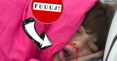 ODVRATNO! ŠTA JOJ JE TO U USTIMA? Grozan detalj PROMAKAO svima! Miljana spava kao TOP, a kamere UHVATILE OVO!