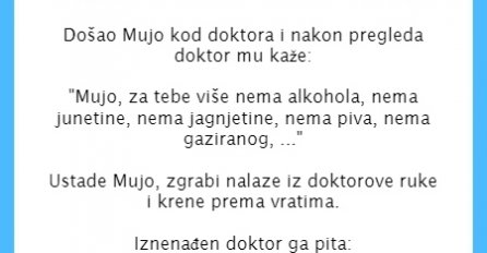 VIC DANA: Došao Mujo kod doktora