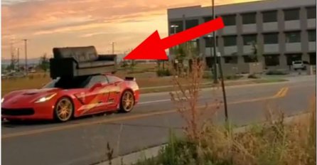 CIJELI GRAD U ČUDU: Popeo je dvosjed na super sportski auto i krstari gradom, a tek kada čujete koje  trikove sve zna... MAJSTOR! (VIDEO)