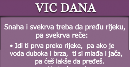 VIC DANA: Svekrva i snaha prelaze rijeku
