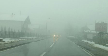Vozači oprez: Magla smanjuje vidljivost u kotlinama i uz riječne tokove