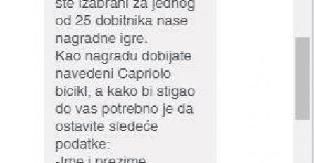 Ne nasjedajte: Lažna nagradna igra na Facebooku u BiH (FOTO)