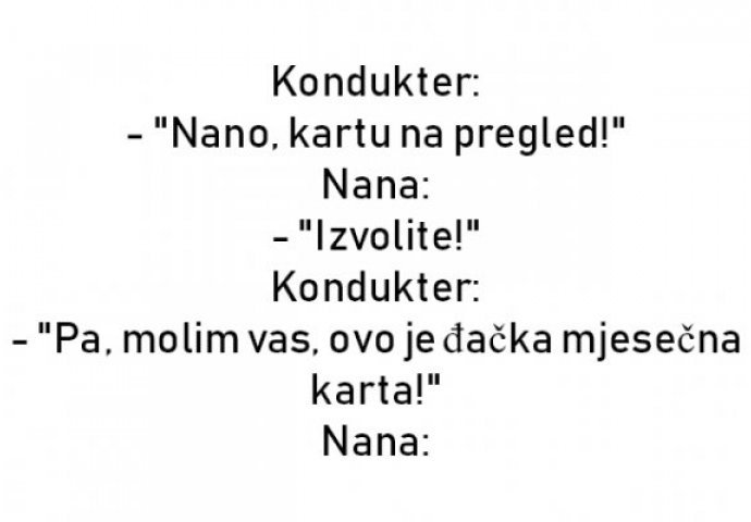 VIC DANA: Nana u autobusu