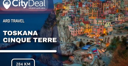 FIRST MINUTE samo na City Deal-u: ARD TRAVEL Vas vodi na ZAGARANTOVANO putovanje u Toskanu – CINQUE TERRE!