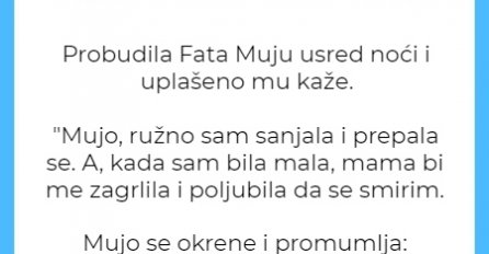 VIC DANA: Fata probudila Muju