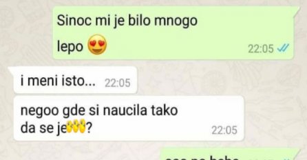 CHAT DANA: Neko nauči danas, a neko neće nikada!