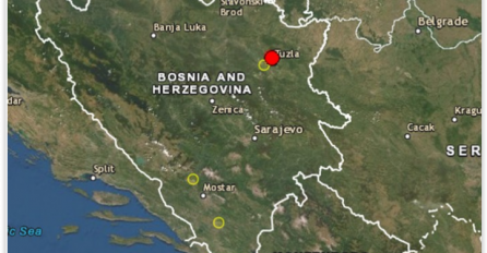 NOVI ZEMLJOTES U BIH: U sred noći istrčali napolje! Mislili su da se ruši zgrada! 