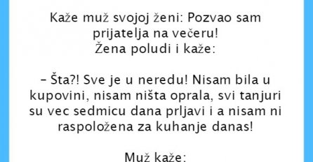 VIC: Dolazi prijatelj na večeru