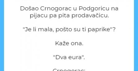 VIC DANA: Crnogorac na pijaci
