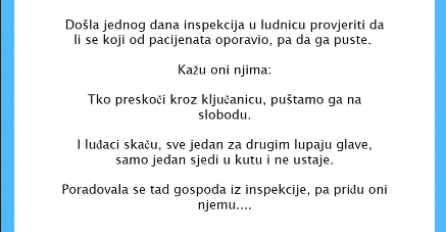VIC DANA: Inspekcija u ludnicu dolazi ponovo