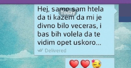 CHAT DANA: Poslala poruku da joj je bilo lijepo, ali je POGRIJEŠILA BROJ, propala u zemlju od SRAMOTE, RASKID MOMENTALAN!