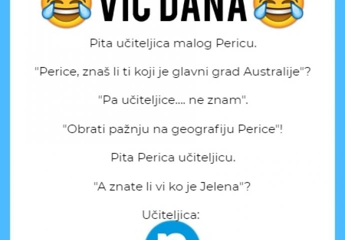 VIC DANA: Perice, koji je glavni grad Australije?