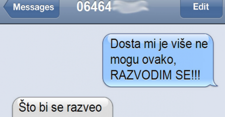 SMS DANA: Ono kada ti prijatelj ima savršenu ženu, a ne zna šta da radi sa njom