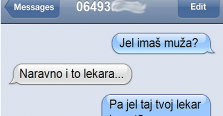SMS DANA: Nakon njenog odgovora nastao muk,  objasnila zašto je udata za ljekara! Ovakvih žena ima  na svakom koraku!