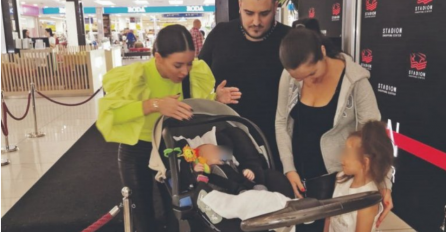 DARKO LAZIĆ I ANA SEVIĆ USLIKANI ZAJEDNO, A ONDA IM JE ONA PRIŠLA SA BEBOM U KOLICIMA: Anina reakcija je sve iznenadila! (FOTO)