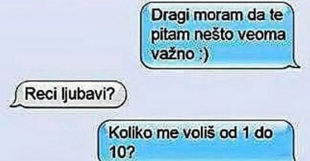 CHAT DANA: Pitala je koliko je voli ali on je malo PRETJERAO!