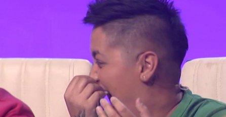 HAOS U STUDIJU ZVEZDA GRANDA, TAKMIČARKA SLALA POLJUPCE MARIJI ŠERIFOVIĆ: Svi se kidali od smijeha, a onda je poletjela da ZAGRLI NJEGA!