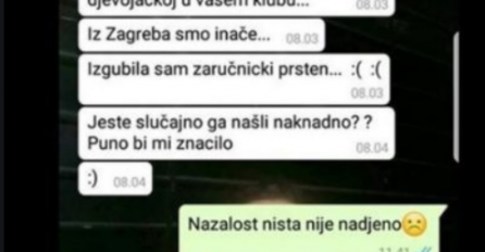 NAKON PROVODA U BEOGRADU, ZAGREPČANKA IZGUBILA VJERENIČKI PRSTEN: Kad je u zadnjoj poruci napisala kod koga je, VJERENIK JE ODMAH OSTAVIO