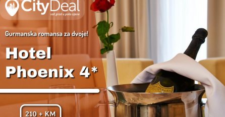 Gurmanska romansa za dvoje u Zagrebu u najromantičnijem hrvatskom hotelu Phoenix 4*!