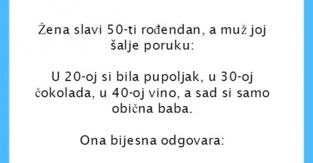 VIC: Čestitka ženi za rođendan