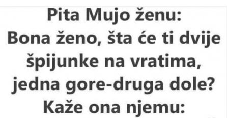 VIC DANA: Pita Mujo ženu