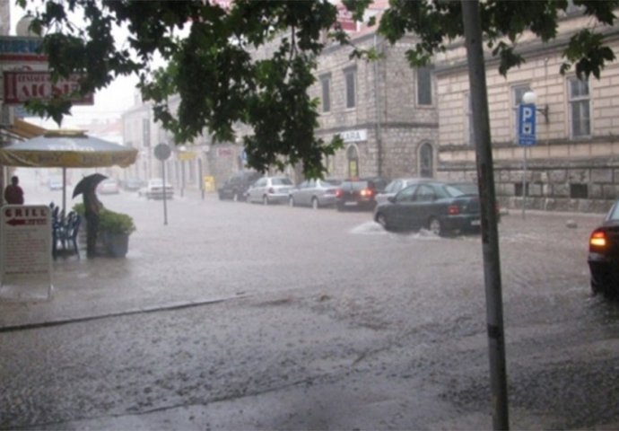 Narandžasto upozorenje za Trebinje, očekuje se i do 100 litara kiše