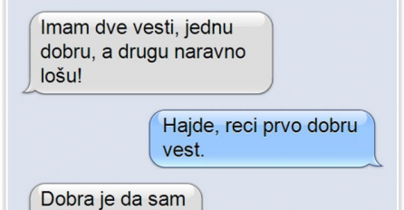 CHAT DANA: Pitao ga koju želi prvo da čuje vijest DOBRU ili LOŠU ,  a onda je uslijedio odgovor zbog kojeg mu se zamantalo
