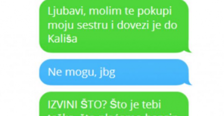 CHAT DANA: Zamolila  muža da joj pokupi sestru, a nakon njegovog odgovora OSTALA UKOPANA NA MJESTU!