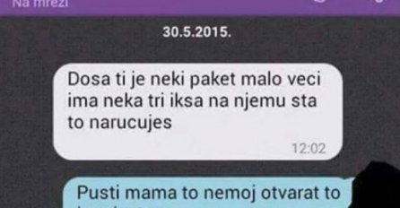 CHAT DANA: Zamolila mamu da ne otvara paket, ALI KASNO, KAD JE MAMA OTVORILA NIJE JOJ BILO DOBRO!