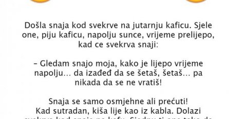 VIC : Došla snaja kod svekrve na jutarnju kaficu