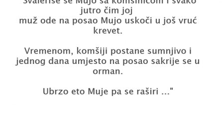 VIC DANA: Švaleriše se Mujo sa komšinicom
