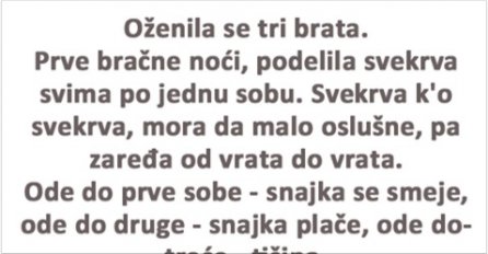 VIC: Oženila se tri brata
