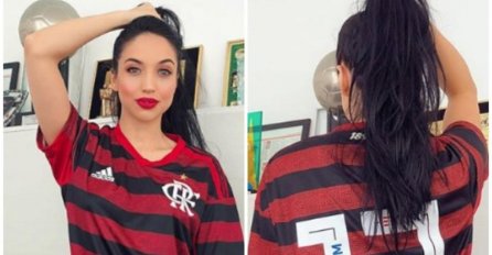 SRPKINJA NAJLJEPŠA NAVIJAČICA FLAMENGA: Bila je u transu zbog finala Kopa Libertadores, a tek nakon meča! OVO je zanosna Ana