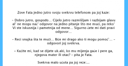 VIC DANA: Fata zove svekrvu