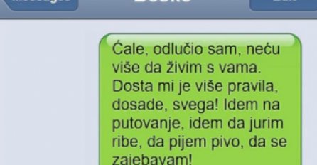 CHAT DANA: Ono kad te tata zbuni odgovorom!